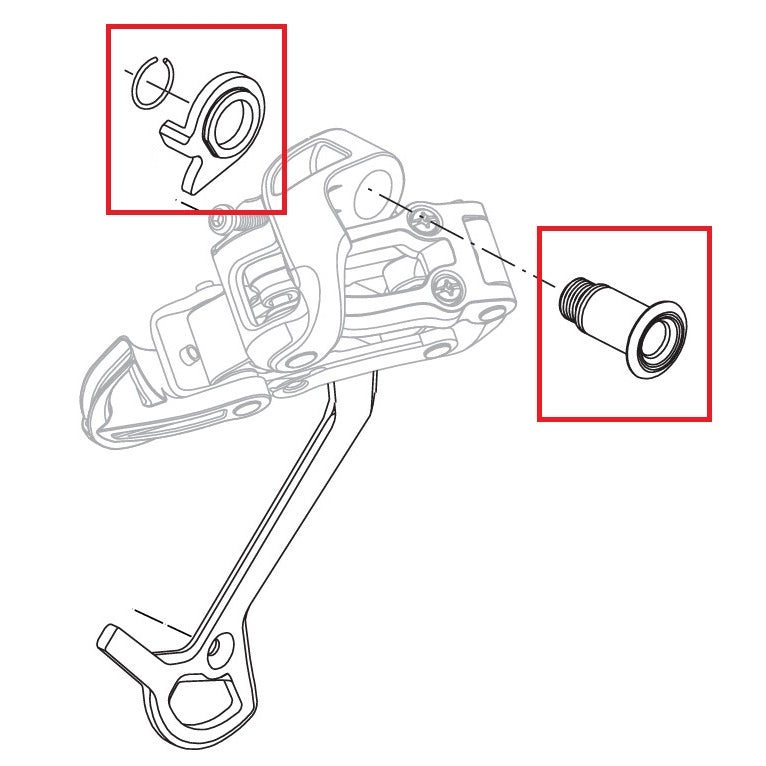 Bout kit SRAM X7/X9/DUAL DRIVE27/9/7/5 2004-05