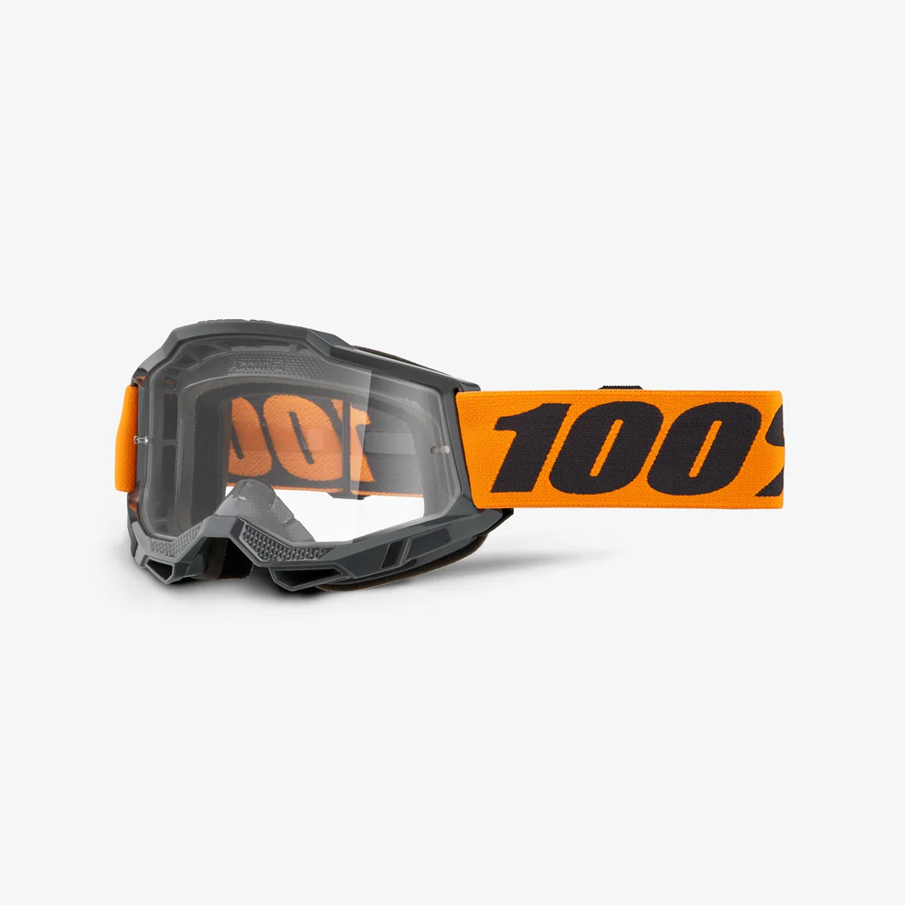 ACCURI 2 100% Masker Grijs/Oranje Helder Scherm