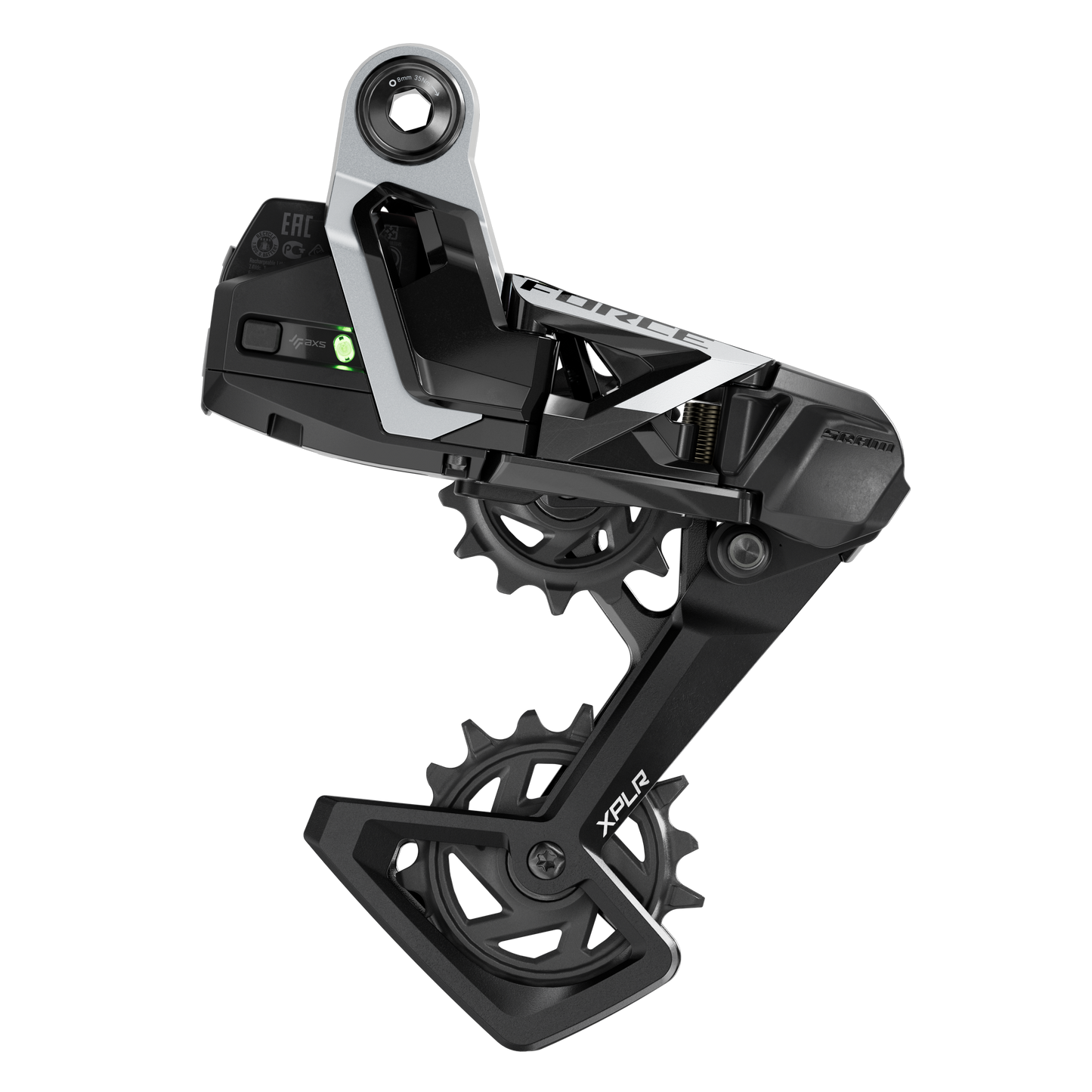 SRAM FORCE AXS XPLR E1 1x13V Max 46T Achterderailleur (zonder batterij)