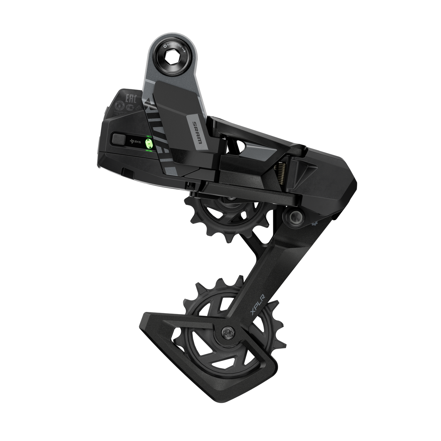 SRAM RIVAL AXS XPLR E1 1x13V Max 46D Achterderailleur (zonder batterij)