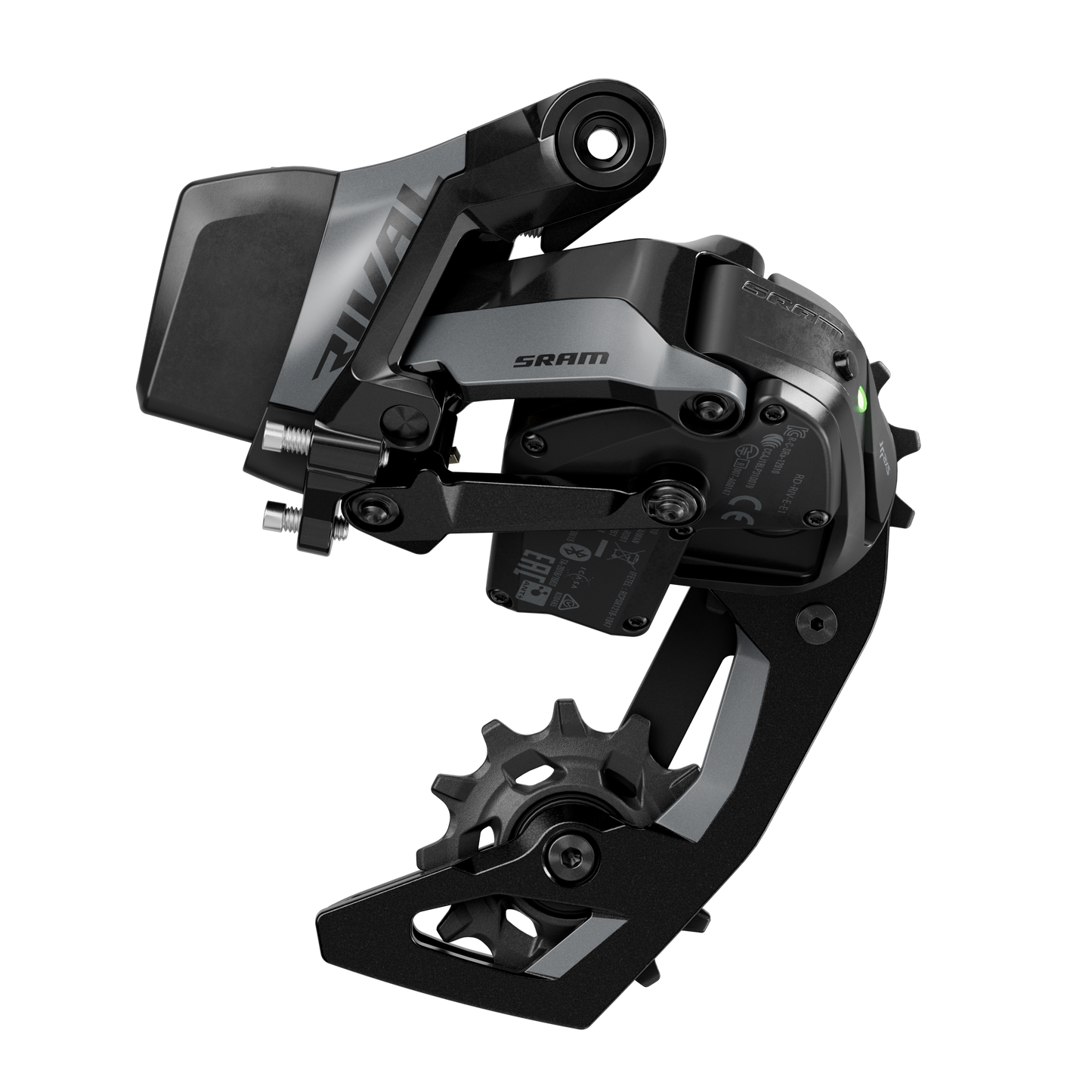 SRAM RIVAL AXS E1 2x12V Max 36T Achterderailleur (zonder batterij)