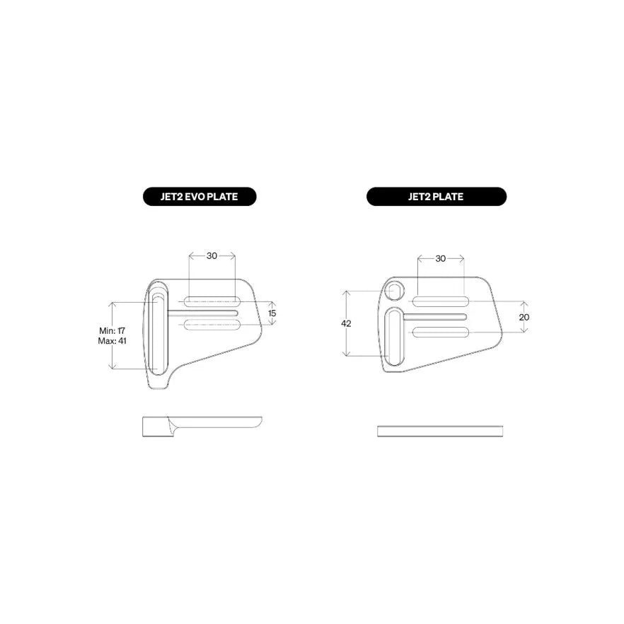 DEDA JET2 EVO Carbon stuurverbreders Maat M 370mm