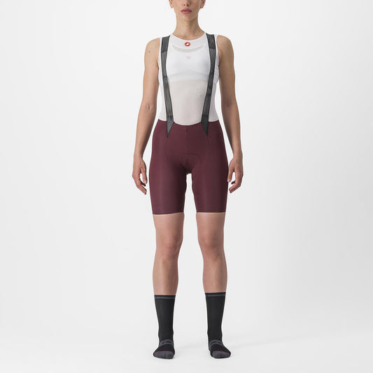 CASTELLI FREE AERO RC W Bib Tight Dames Bordeaux