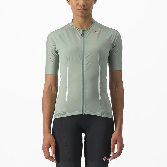 CASTELLI ENDURANCE W Damestrui met korte mouwen Groen