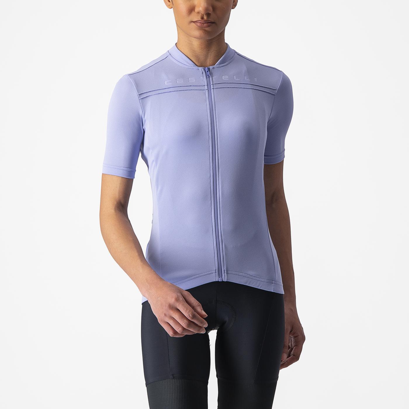 Dames CASTELLI ANIMA 4 korte mouwen Jersey paars
