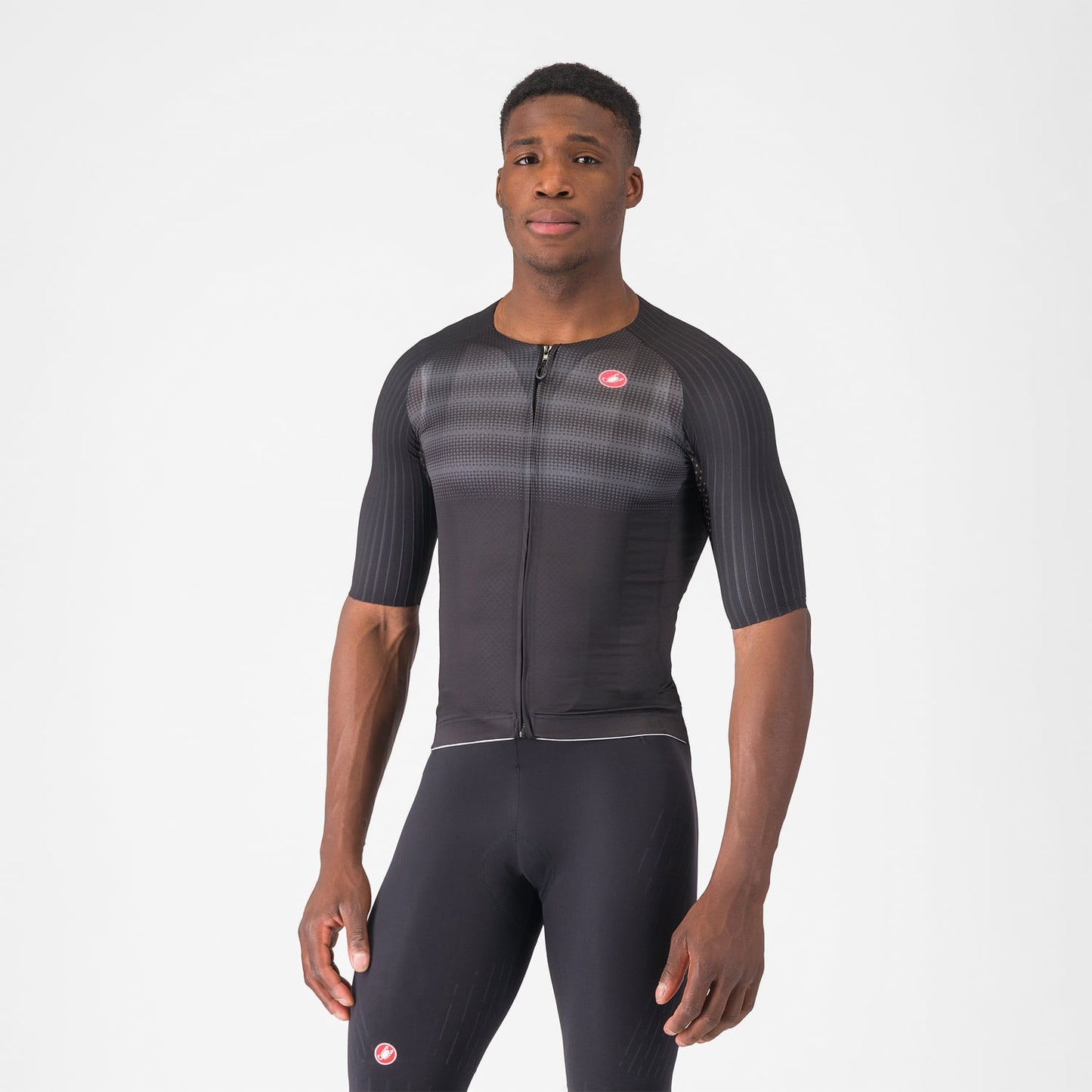 CASTELLI AERO RACE 8S Korte Mouw Trui Zwart