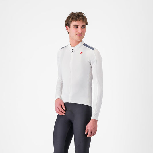 CASTELLI PURO 4 lange mouwen ivoorkleurige jersey