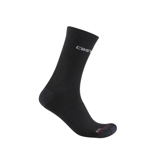 CASTELLI DICIOTTO SOFT MERINO Damessokken Zwart