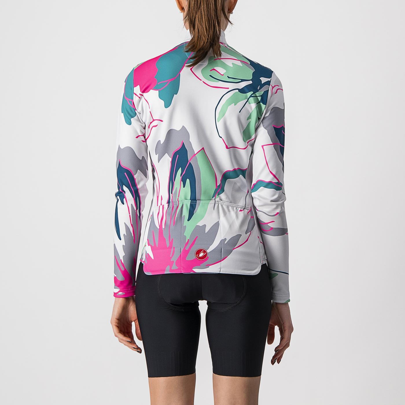 CASTELLI UNLIMITED THERMAL Damestrui Lange Mouw Grijs/Blauw