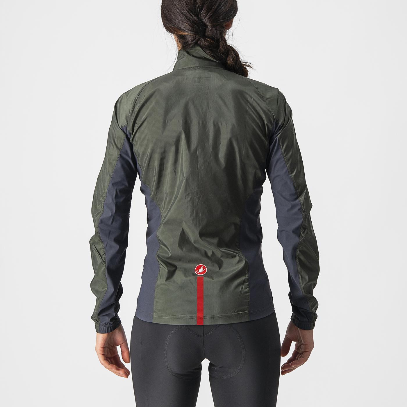 CASTELLI SQUADRA STRETCH Jas Dames Khaki