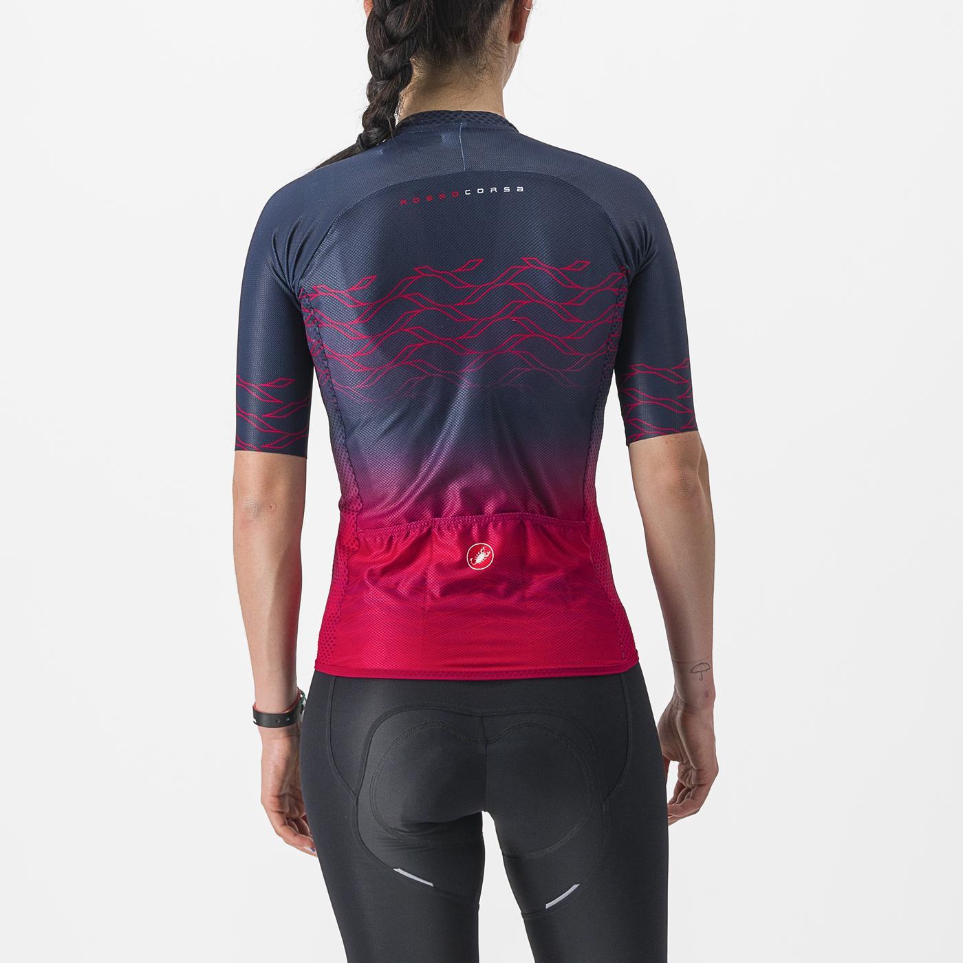 CASTELLI CLIMBER'S 2.0 Damestrui met korte mouwen Blauw/Wit