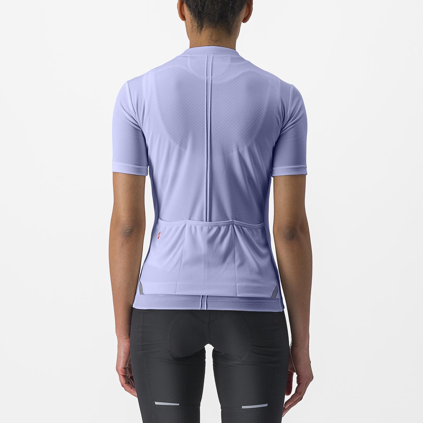 Dames CASTELLI ANIMA 4 korte mouwen Jersey paars