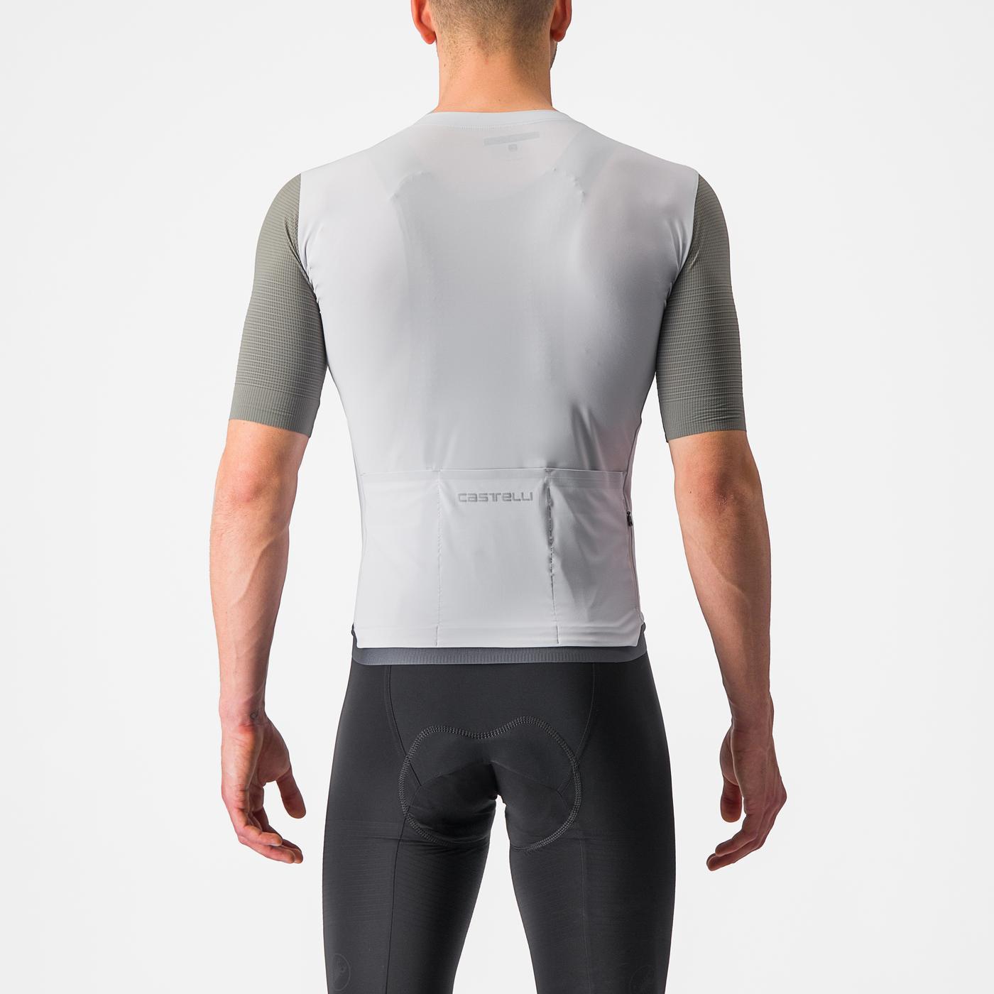 CASTELLI PREMIO Korte Mouw Trui Zwart/Grijs