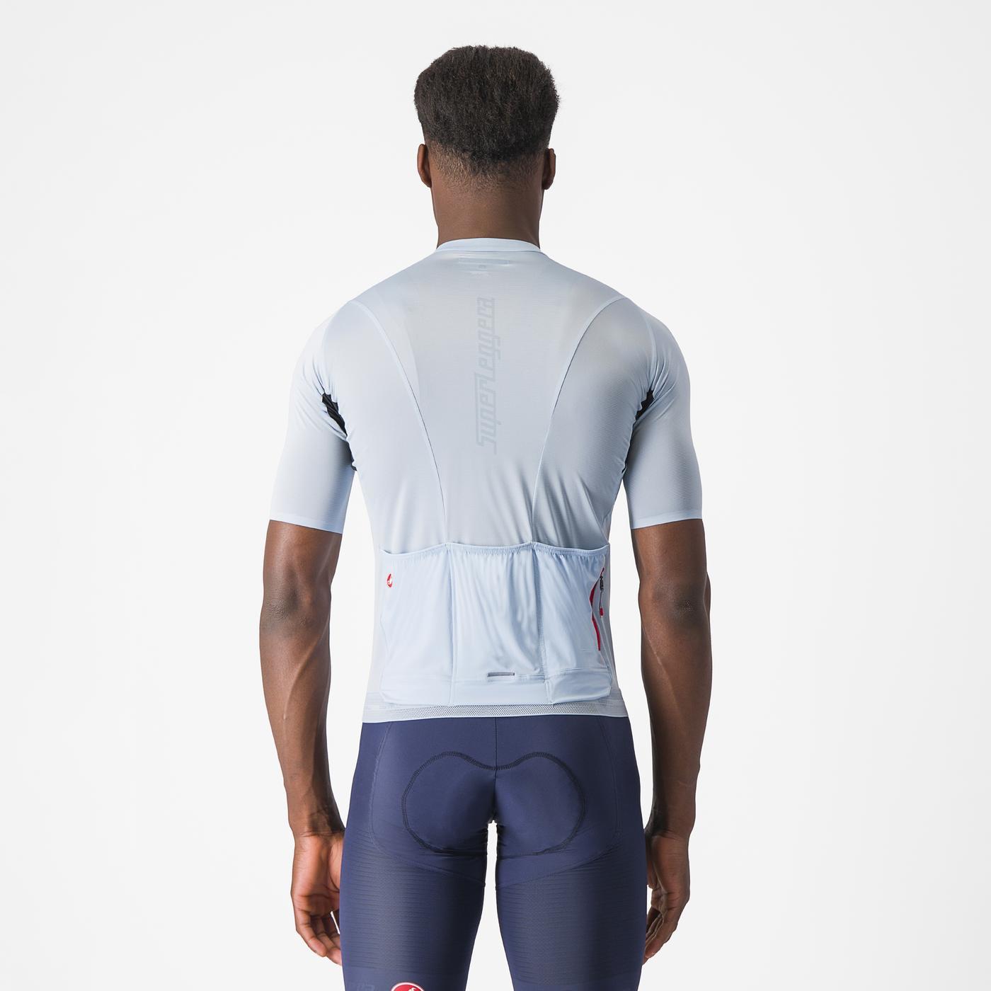 CASTELLI SUPERLEGGERA 3 Korte Mouw Jersey Blauw