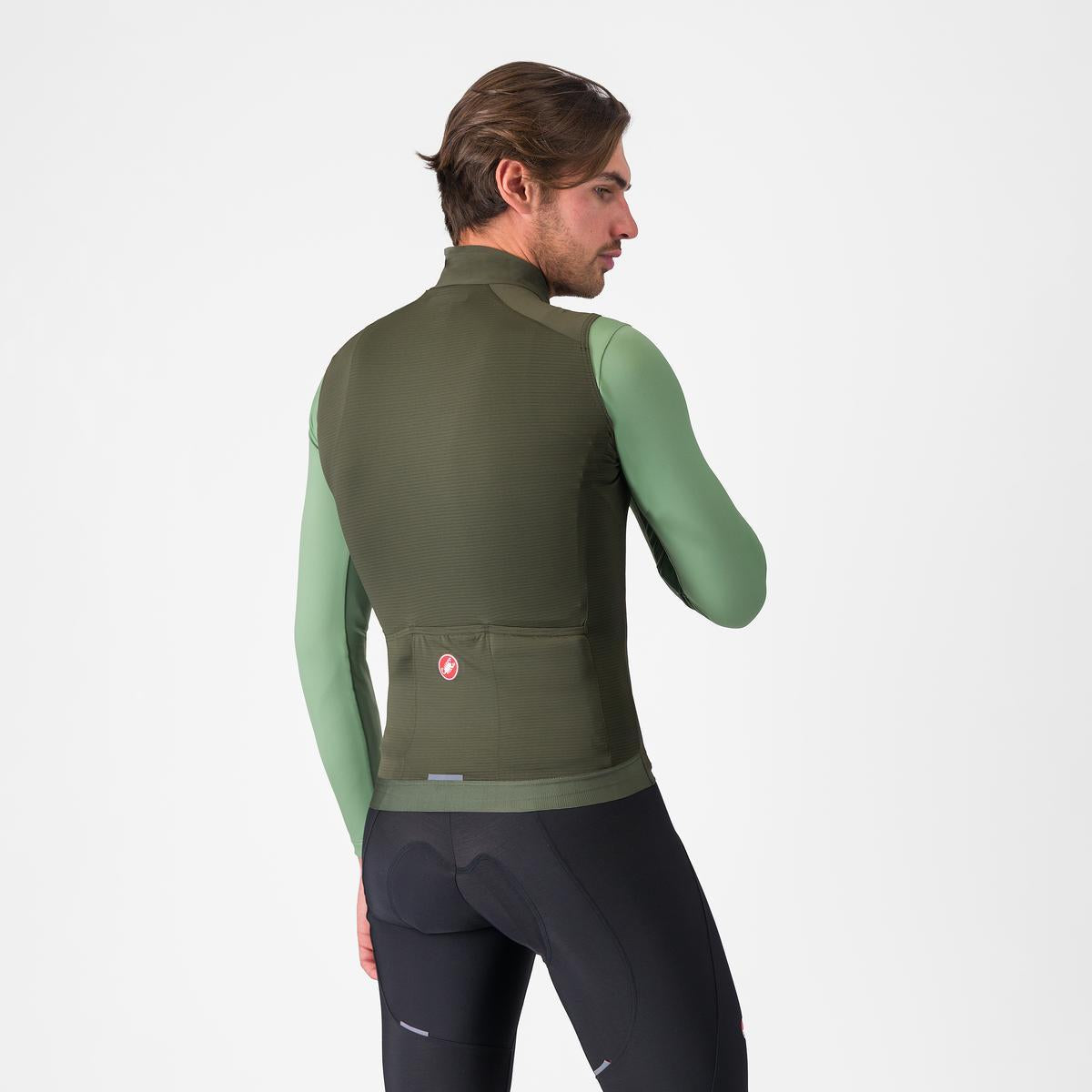 CASTELLI ESPRESSO Mouwloze Jas Groen
