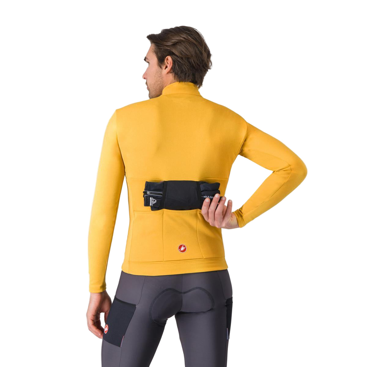 CASTELLI UNLIMITED TRAIL 2 Lange Mouw Trui Geel/Grijs