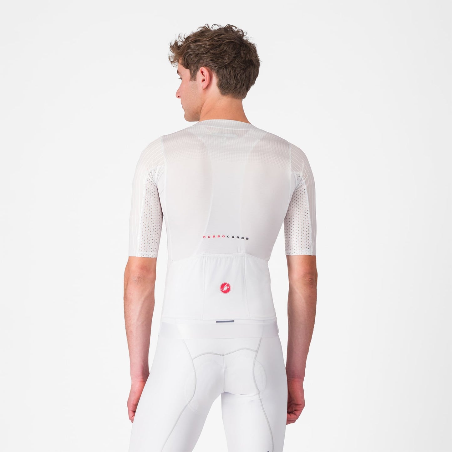 CASTELLI AERO RACE 8S Korte Mouw Trui Wit