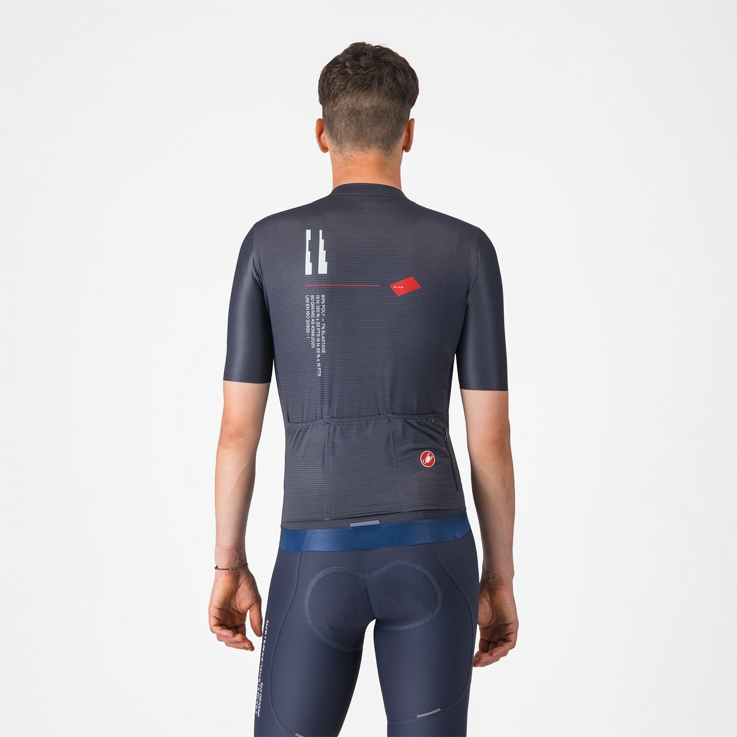 CASTELLI ESPRESSO R--A/D Korte Mouw Jersey Blauw