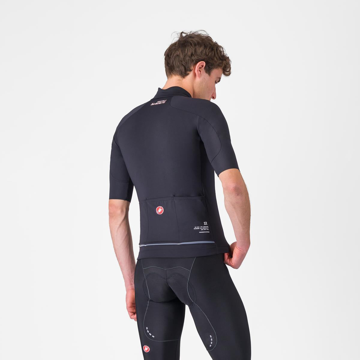 CASTELLI DO.DI.CI. Jas Korte Mouw Zwart