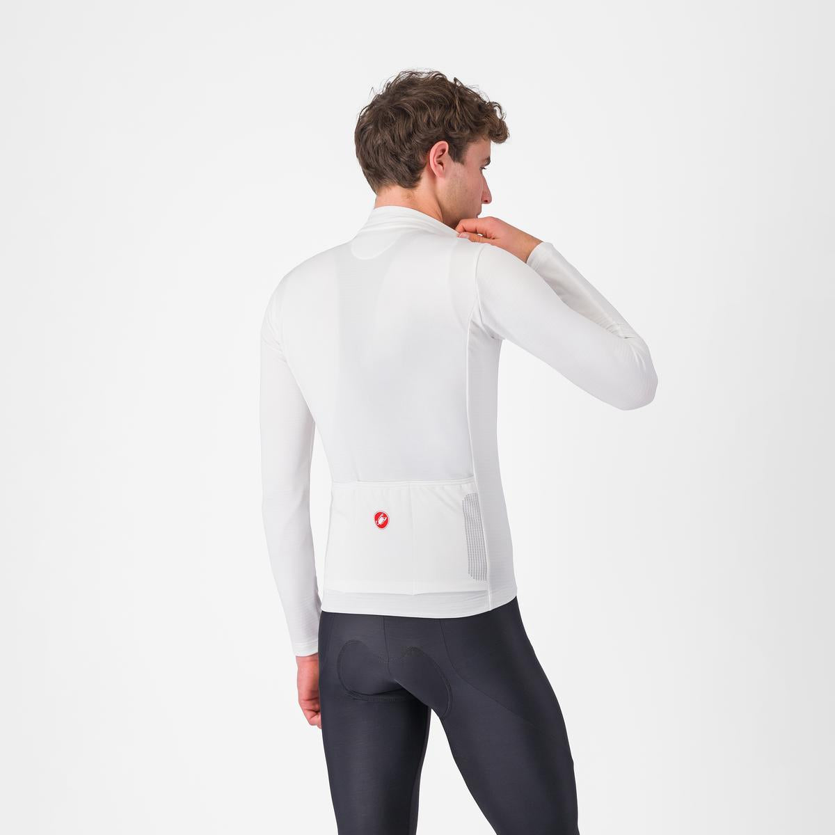 CASTELLI PURO 4 lange mouwen ivoorkleurige jersey
