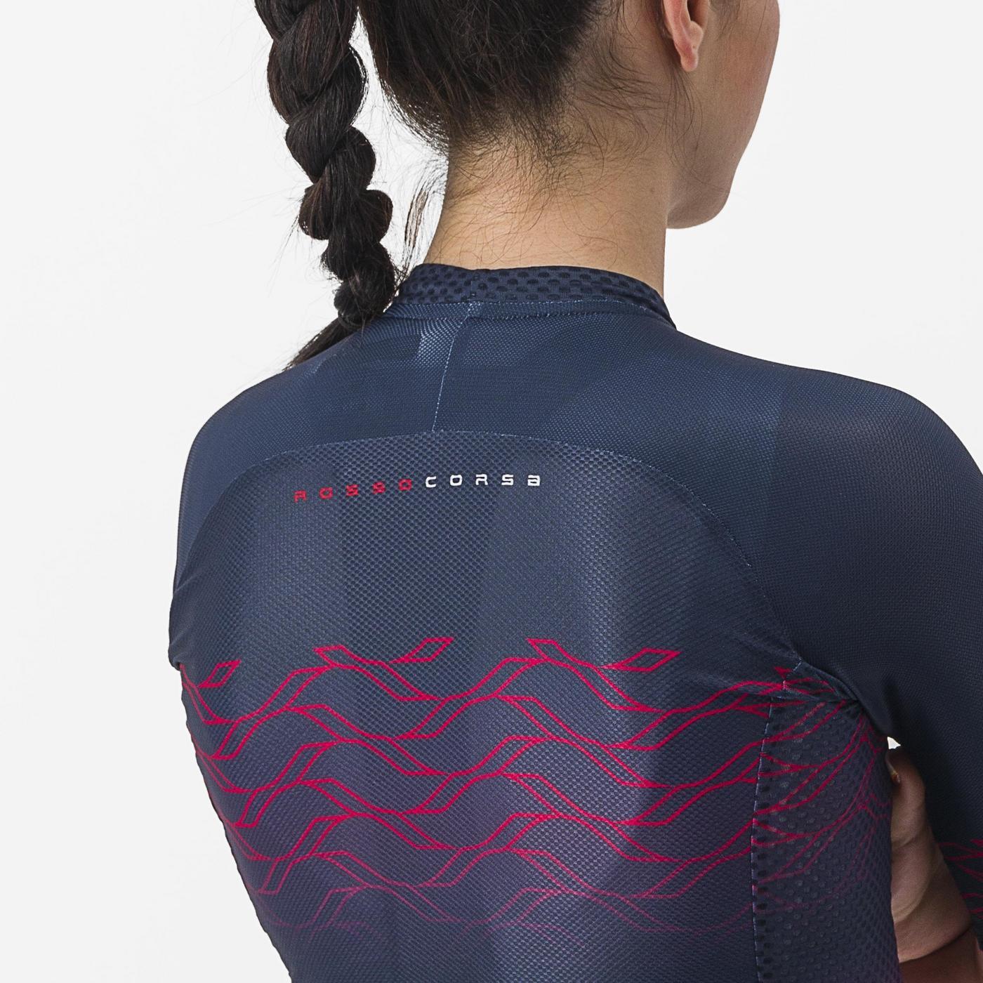 CASTELLI CLIMBER'S 2.0 Damestrui met korte mouwen Blauw/Wit