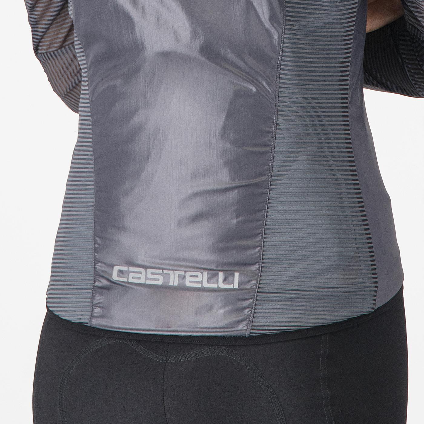 CASTELLI ARIA SHELL Jack Vrouwen Donkergrijs