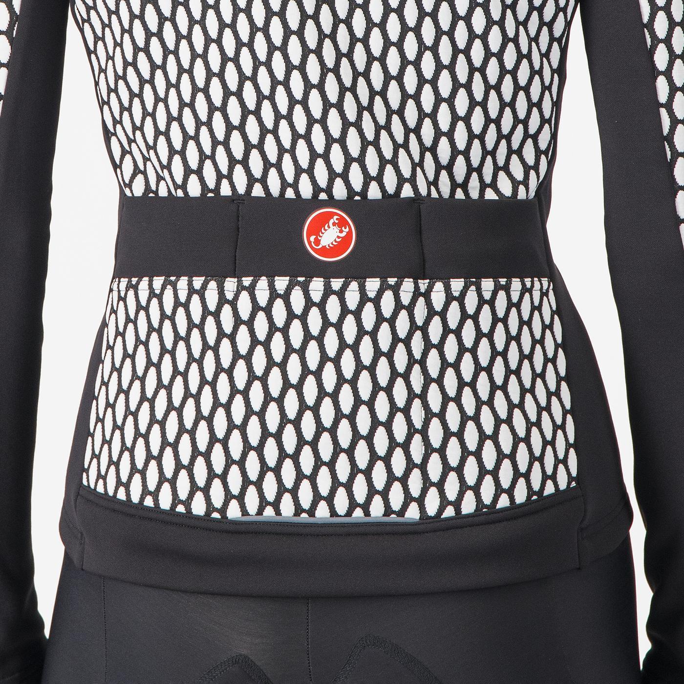 CASTELLI SFIDA 2 Damestrui met lange mouwen Zwart/Wit