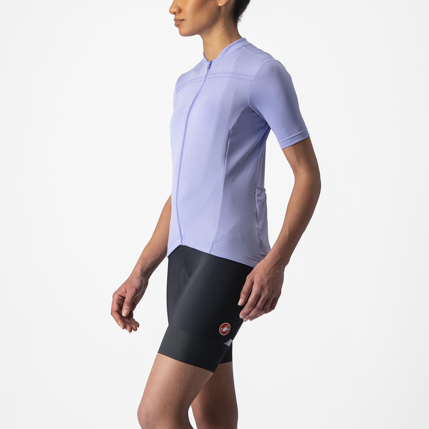 Dames CASTELLI ANIMA 4 korte mouwen Jersey paars