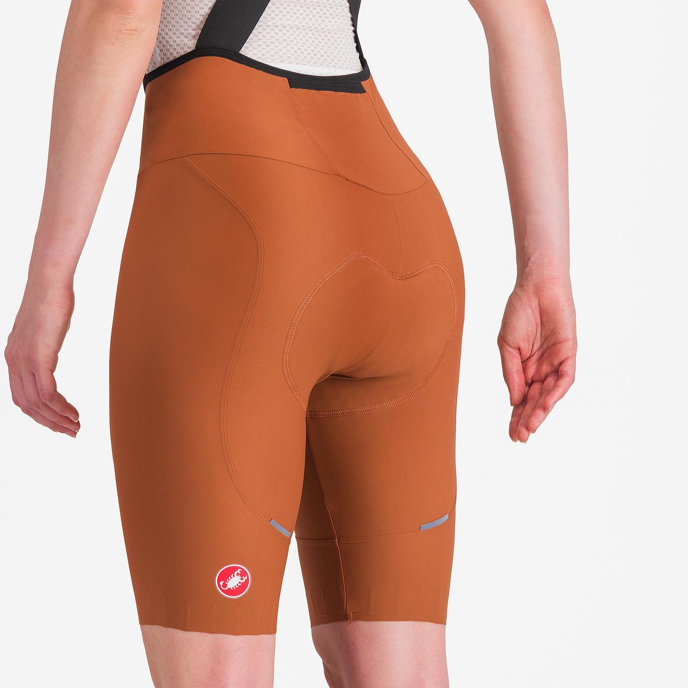 CASTELLI ESPRESSO W DT Dames Slabbetje Bruin