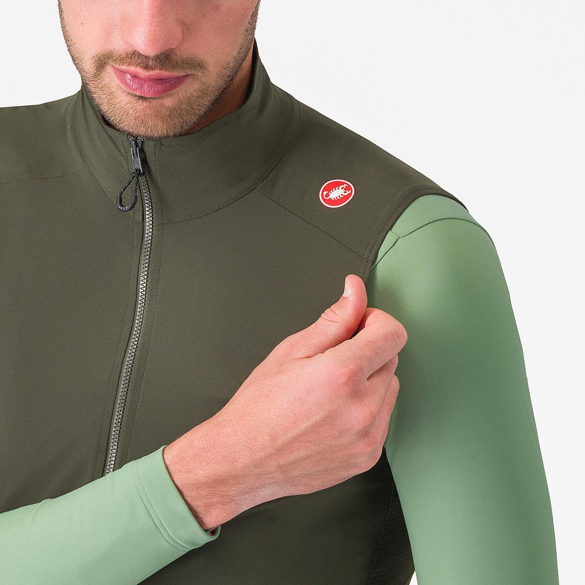 CASTELLI ESPRESSO Mouwloze Jas Groen