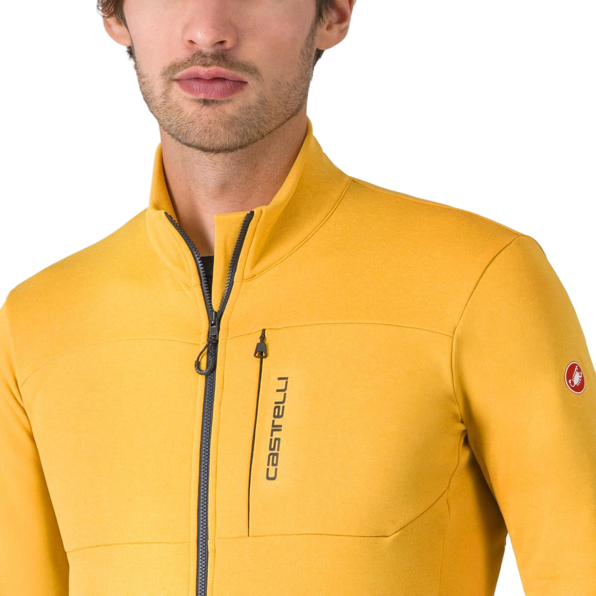 CASTELLI UNLIMITED TRAIL 2 Lange Mouw Trui Geel/Grijs