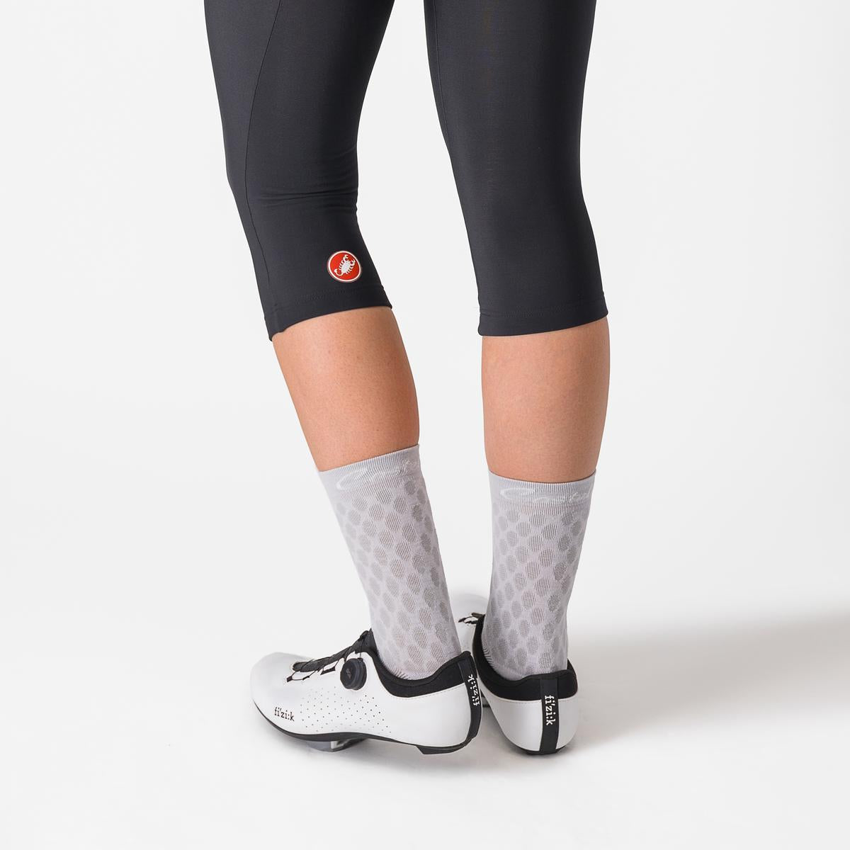 CASTELLI ENTRATA Dames 3/4 Bibtights Zwart