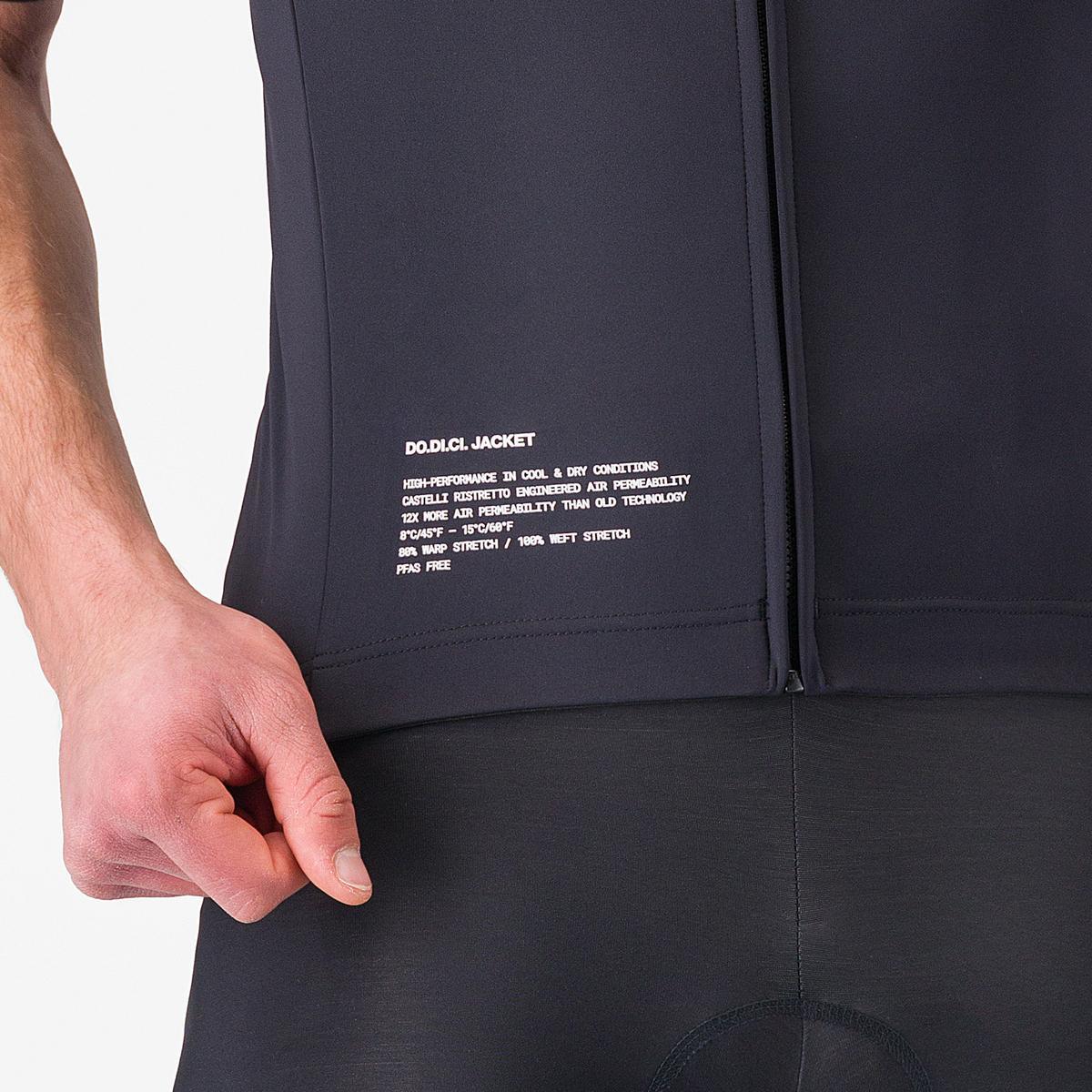 CASTELLI DO.DI.CI. Jas Korte Mouw Zwart