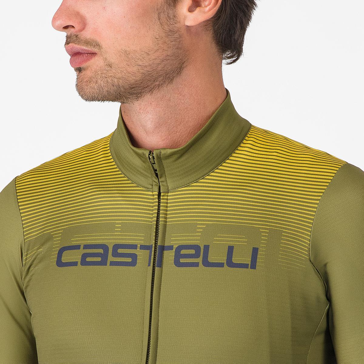 CASTELLLI APICE THERMAL Lange Mouw Trui Blauw/Mango Mojito