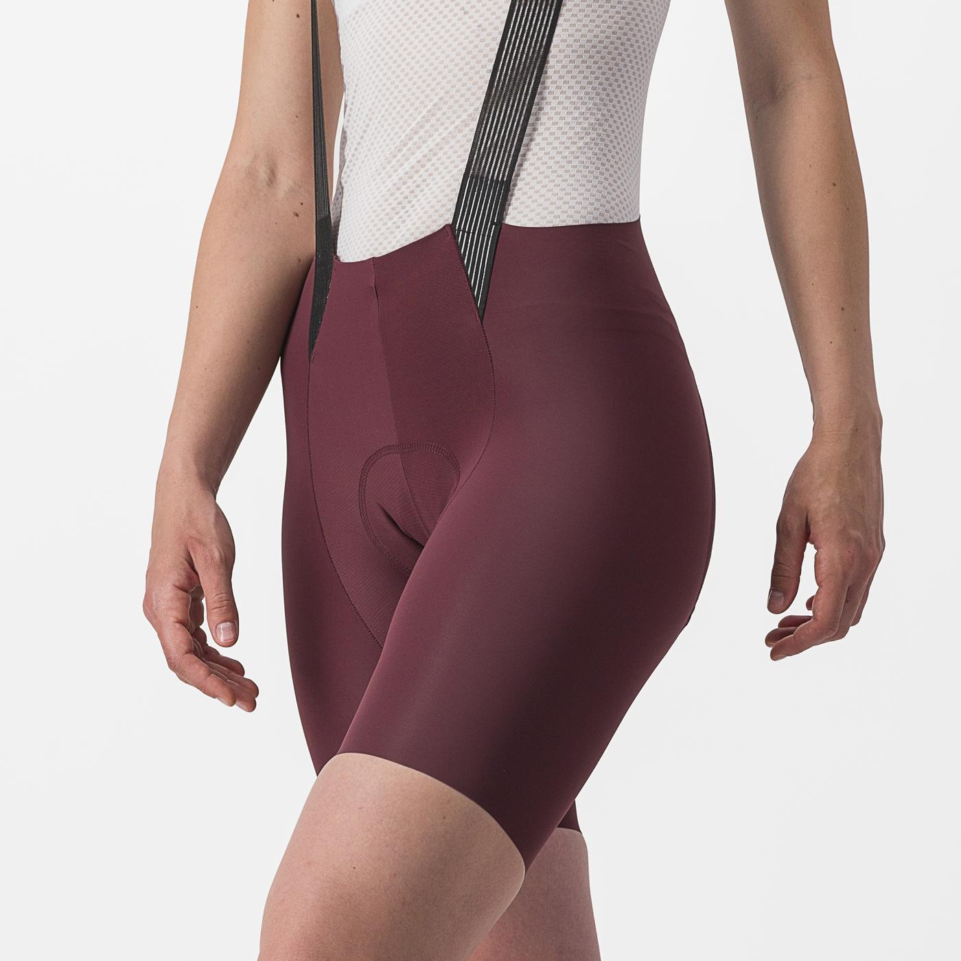 CASTELLI FREE AERO RC W Bib Tight Dames Bordeaux