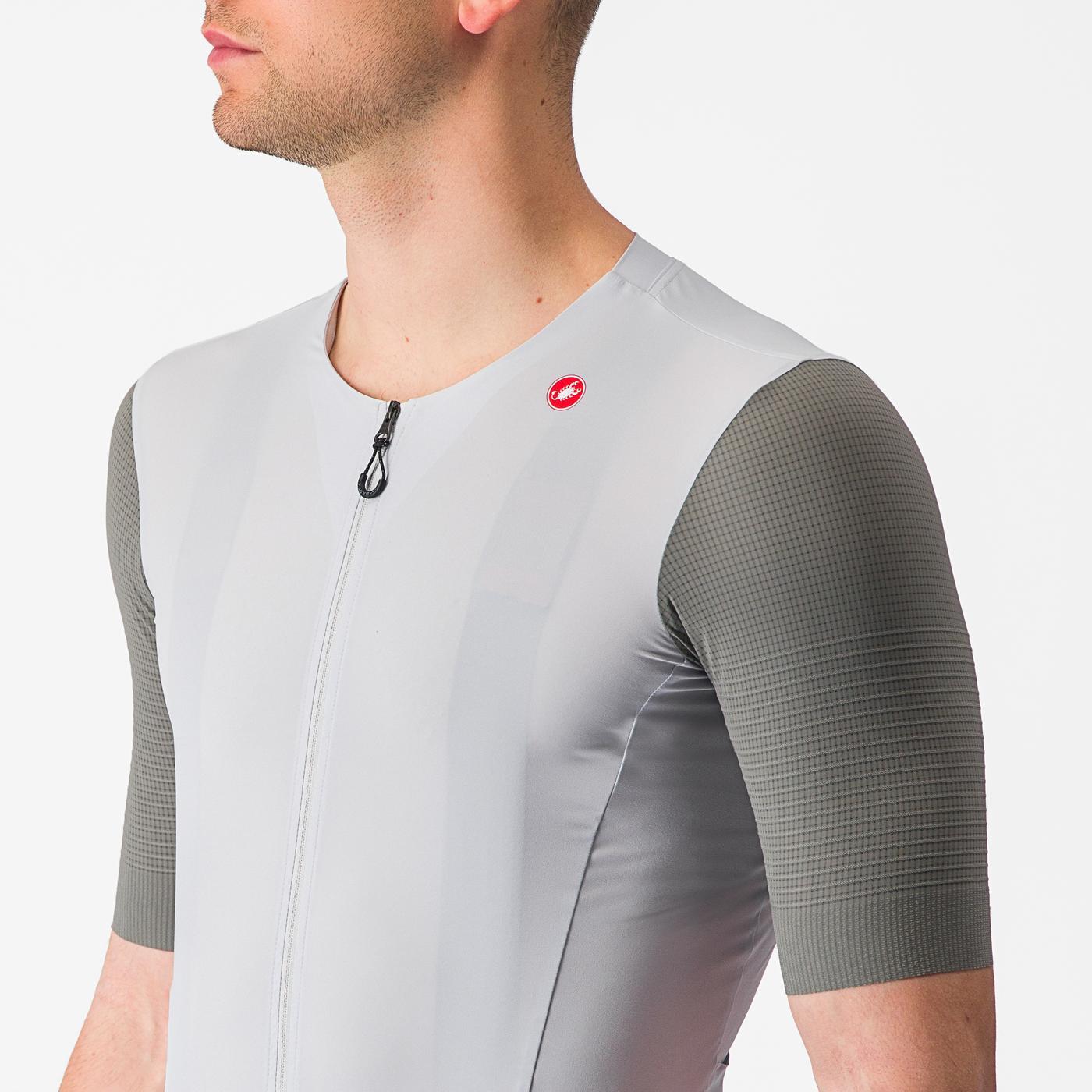 CASTELLI PREMIO Korte Mouw Trui Zwart/Grijs