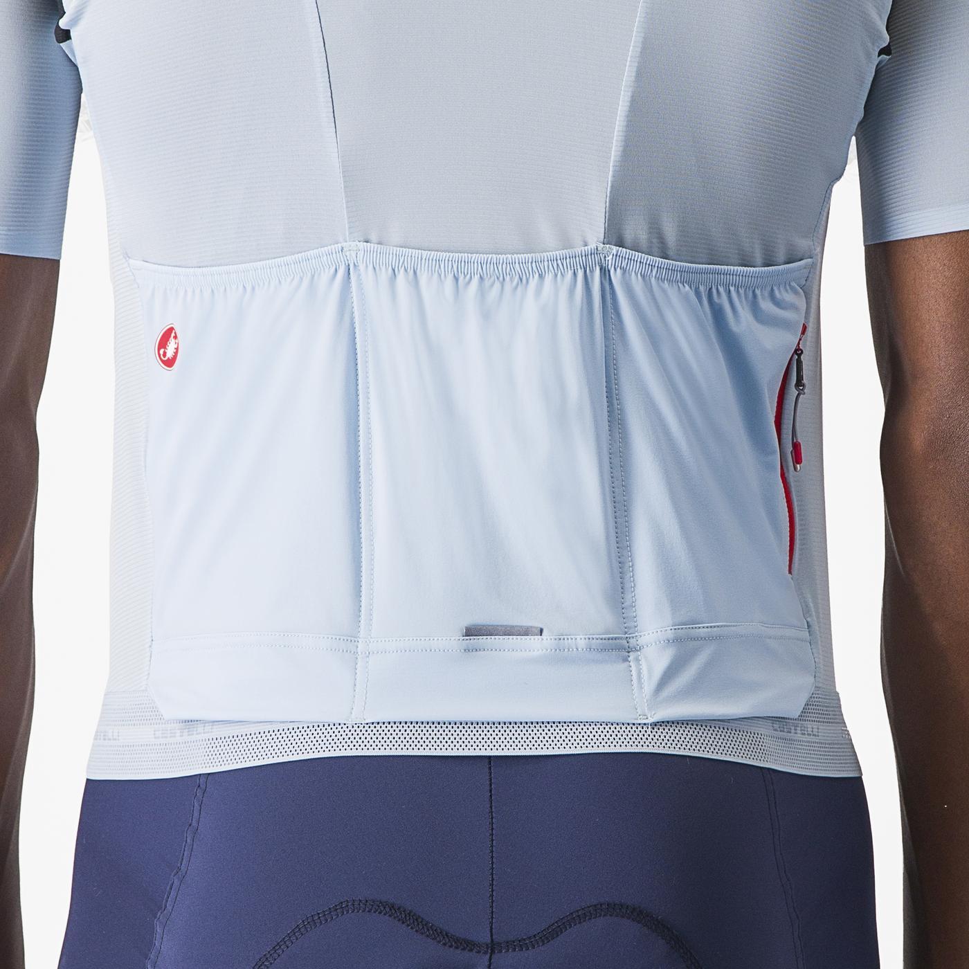 CASTELLI SUPERLEGGERA 3 Korte Mouw Jersey Blauw