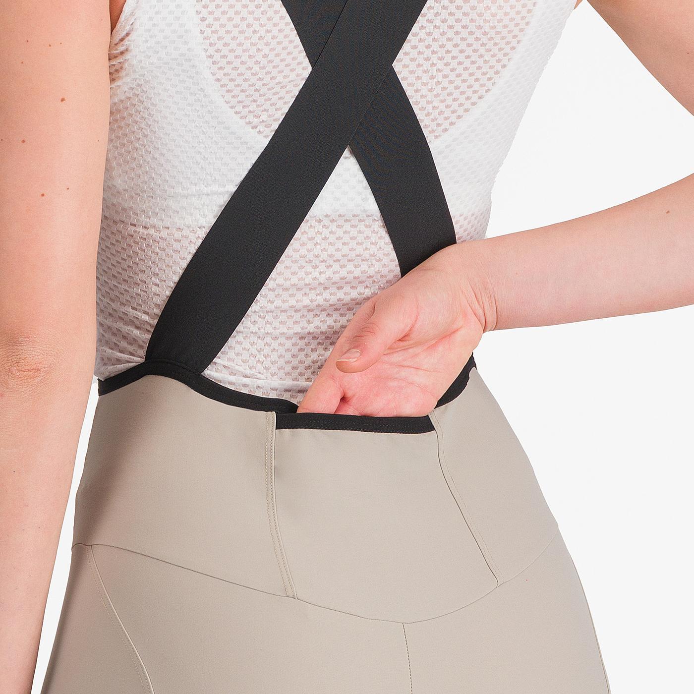 Dames tight CASTELLI ESPRESSO W DT Beige