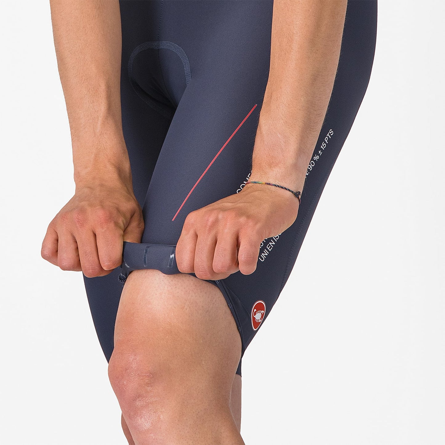 CASTELLI ESPRESSO R-A/D Blauw Slabbetje Strak