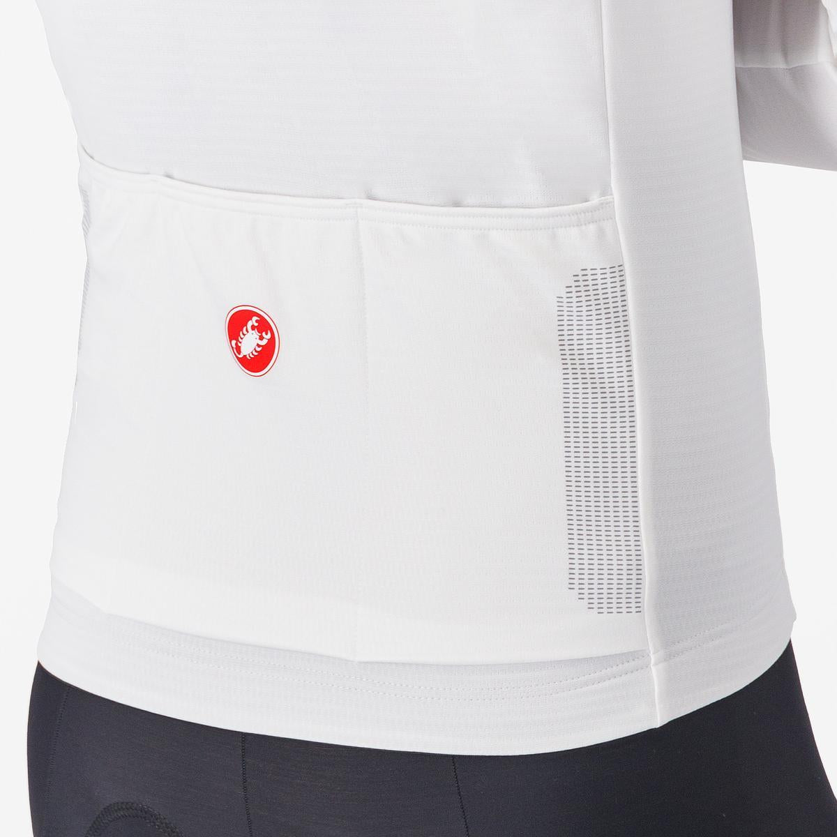 CASTELLI PURO 4 lange mouwen ivoorkleurige jersey