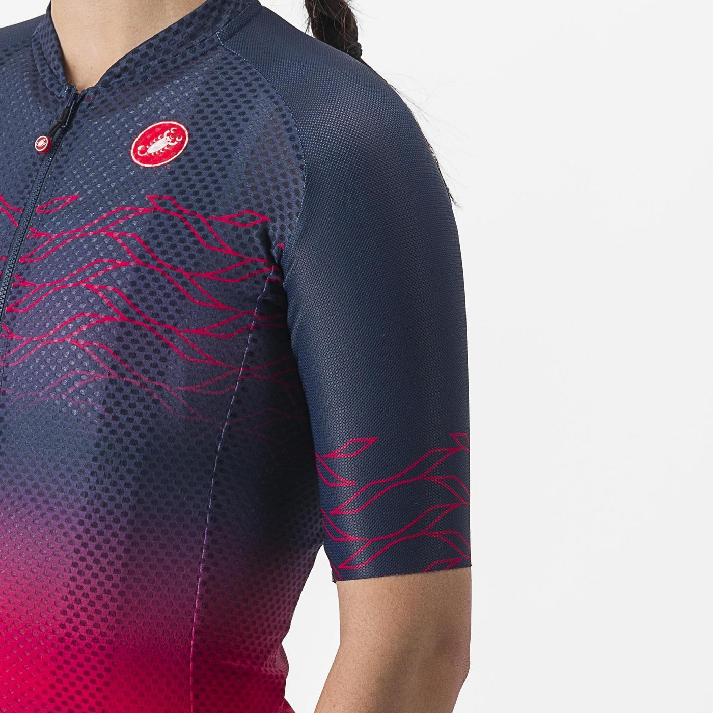 CASTELLI CLIMBER'S 2.0 Damestrui met korte mouwen Blauw/Wit