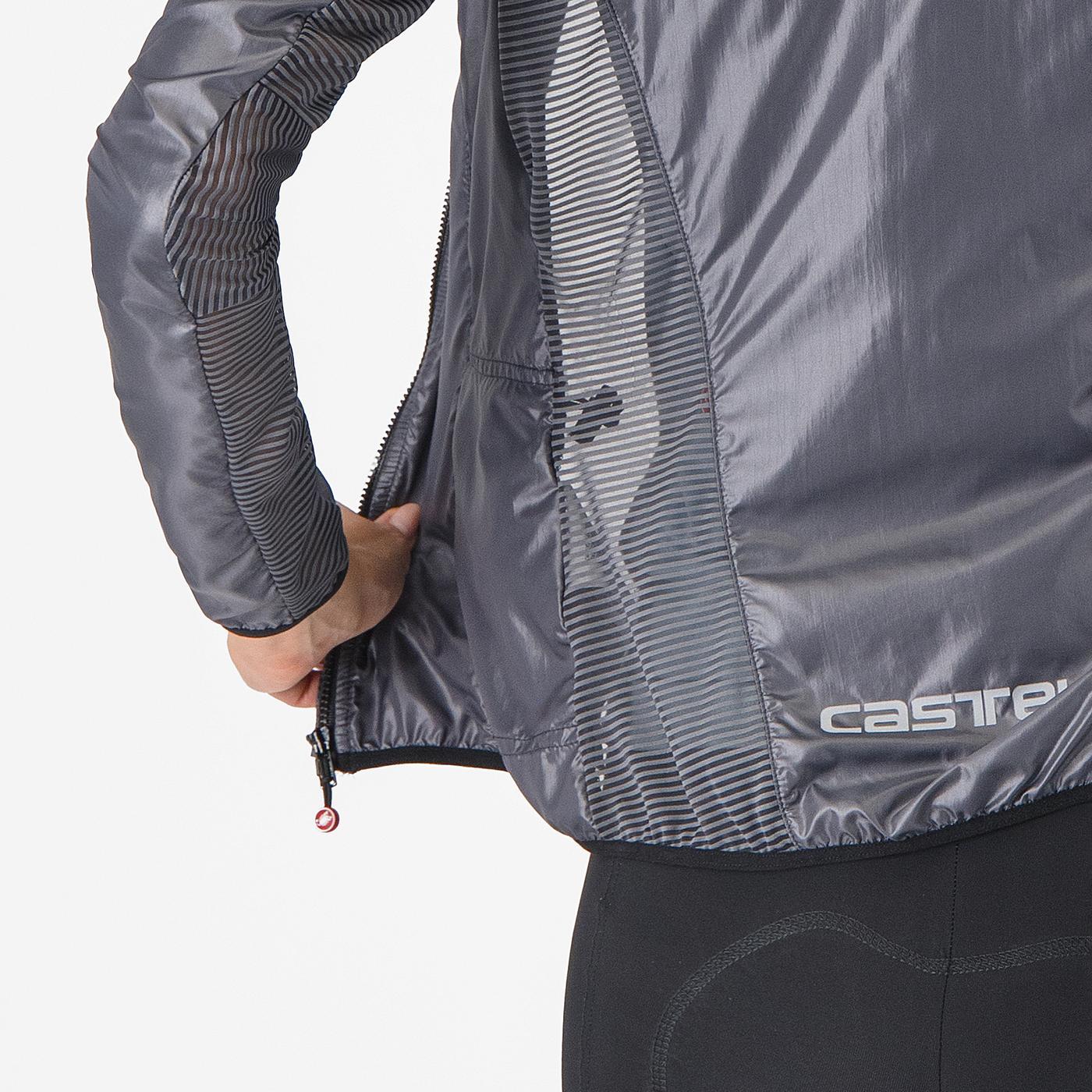 CASTELLI ARIA SHELL Jack Vrouwen Donkergrijs