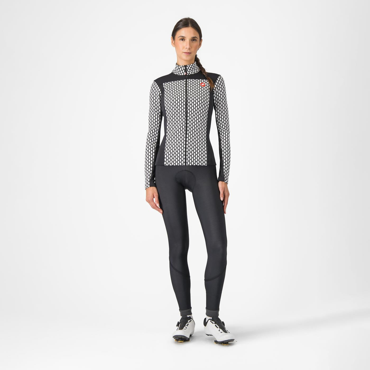 CASTELLI SFIDA 2 Damestrui met lange mouwen Zwart/Wit