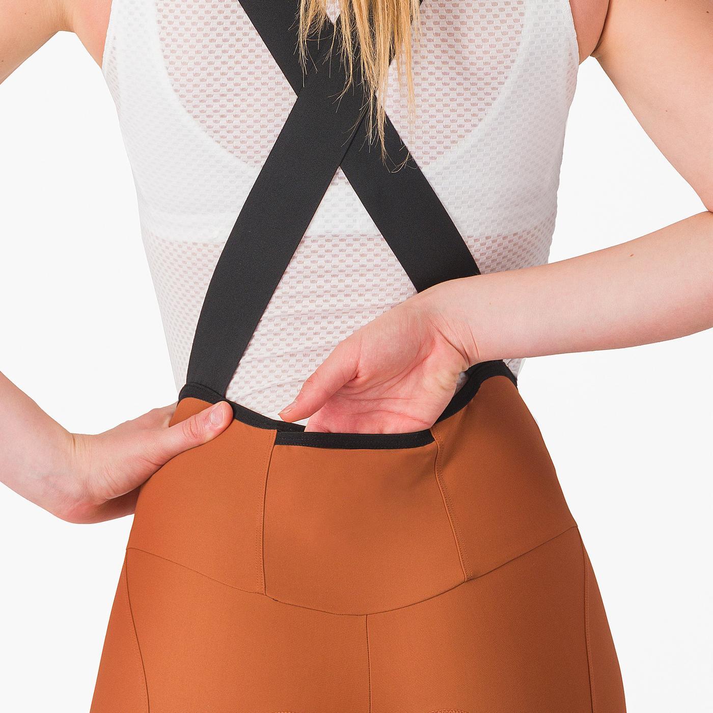 CASTELLI ESPRESSO W DT Dames Slabbetje Bruin