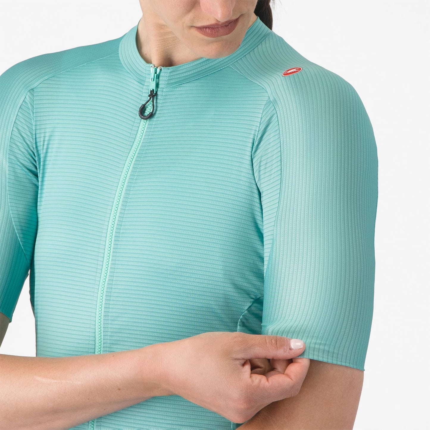 CASTELLI ESPRESSO Damestrui Korte Mouw Turquoise