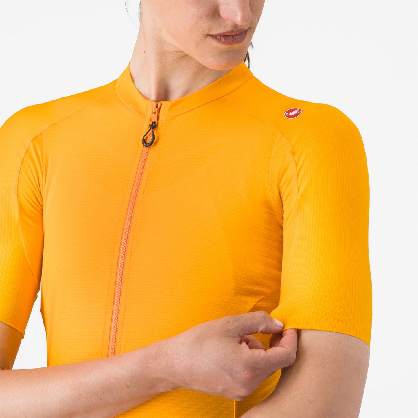 CASTELLI ESPRESSO Damestrui Korte Mouw Oranje