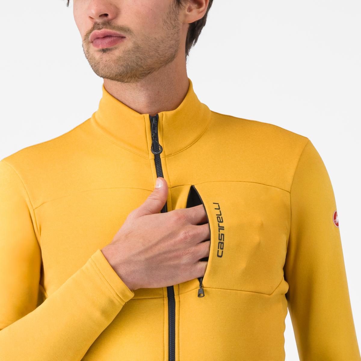 CASTELLI UNLIMITED TRAIL 2 Lange Mouw Trui Geel/Grijs