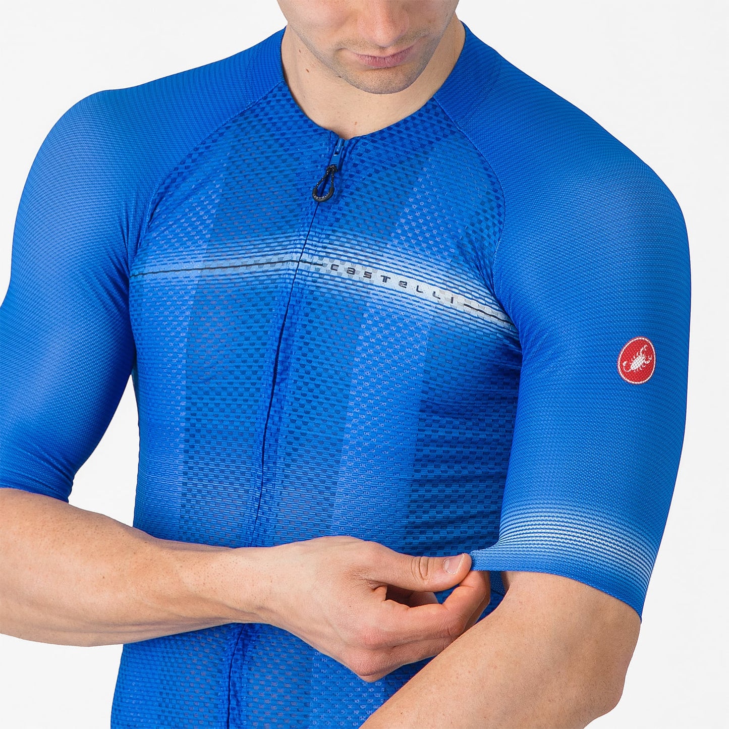 CASTELLI CLIMBER'S A/C Korte Mouw Jersey Blauw