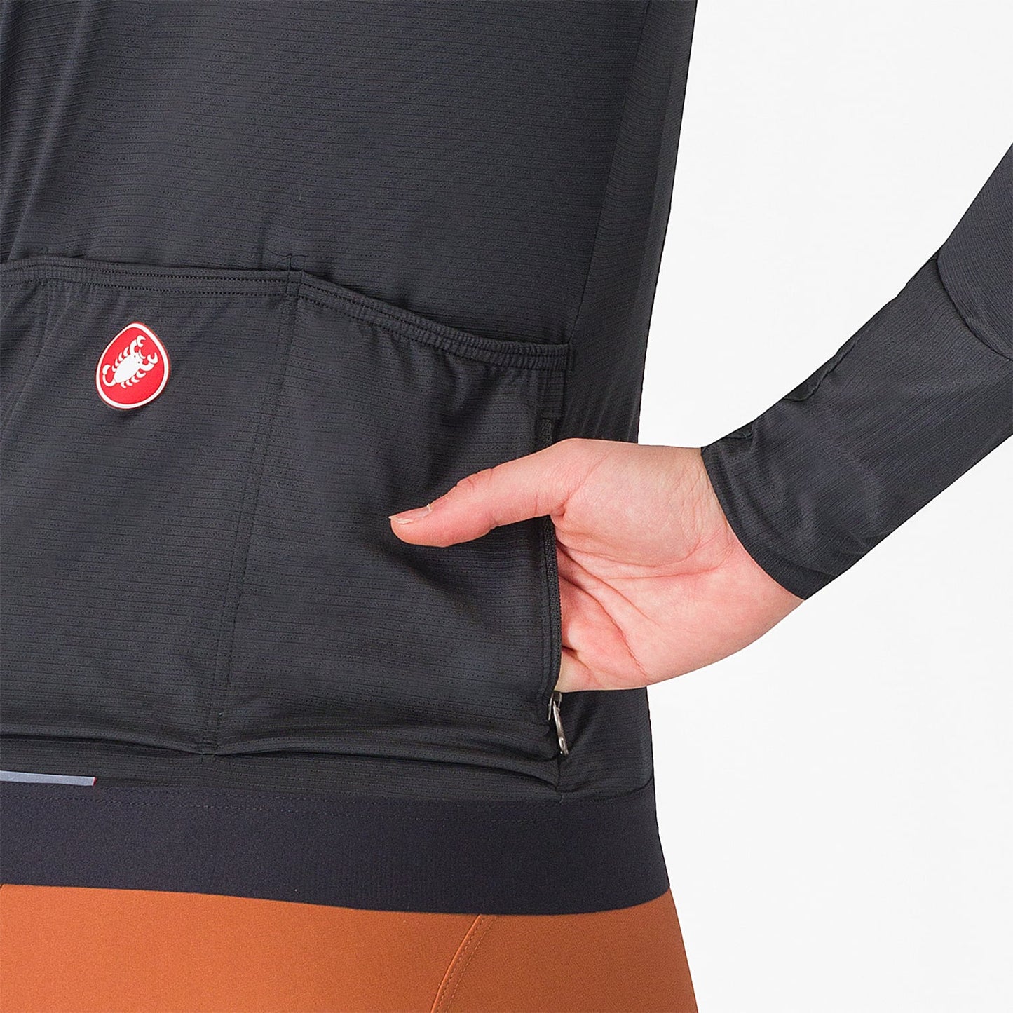 CASTELLI ESPRESSO Damestrui Lange Mouw Zwart