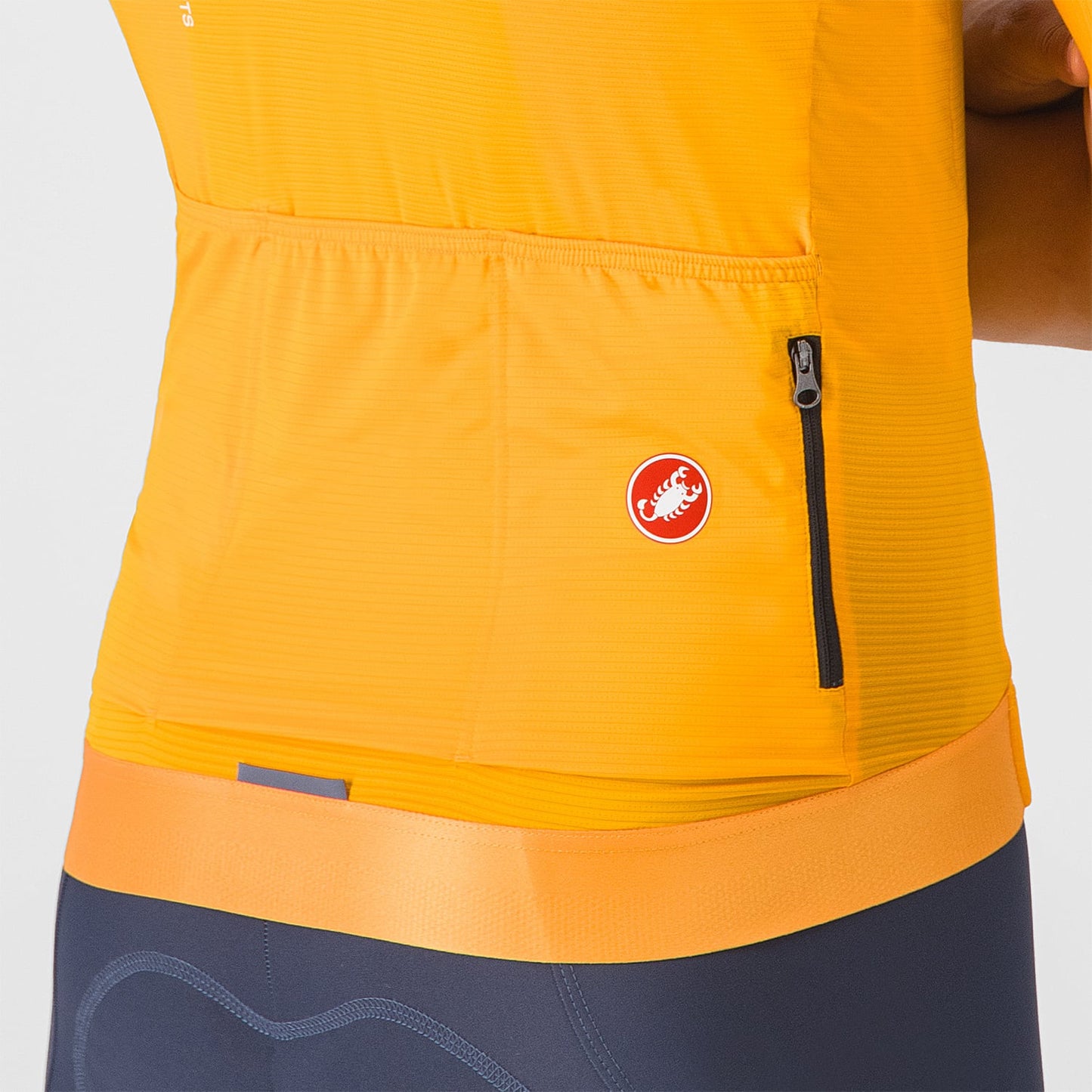CASTELLI ESPRESSO R--A/D Korte Mouw Trui Oranje